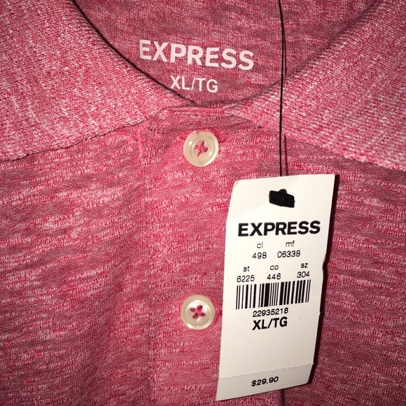 Men’s Express polo shirt size XL - Picture 2 of 5